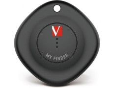 Localizador Verbatim My Finder Bluetooth Tracker MYF-01 compatible con Apple/ Incluye Llavero y Pila - Negro
