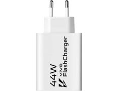 Cargador de Pared Vivo FlashCharger 44W/ 1xUSB - Accesorio para Smartphones - 44W