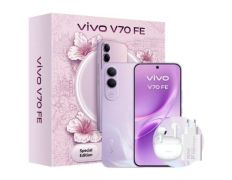 SMARTPHONE VIVO V70 FE 5G MORADO 6.83'' - (8+512GB) + AURICULAR + CARGADOR - Incluye Cargador + Auriculares