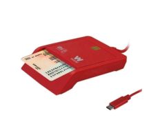 Lector de DNI y Tarjetas Woxter USB Tipo-C PE26-199