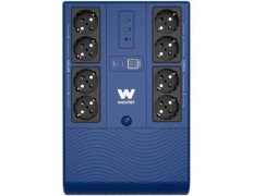SAI Línea Interactiva Woxter Multibase UPS 800 VA/ 800VA-480W/ 8 Salidas - Formato Torre