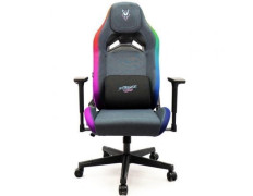 Silla Gaming Woxter Stinger Station Elite/ Luces LED - Azul y Rosa