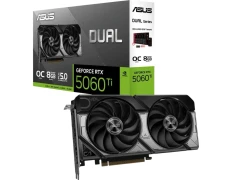 VGA ASUS DUAL RTX 5060 TI OC 8Gb GDDR7 3xDP 1xHDMI CUDA 4608 128BIT 550W - 8GB GDDR7