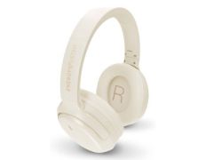 Auricular Bluetooth Energy Sistem Cream Rizz 50H de Batería, Carga Rápida, Multidispositivo