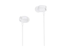 Auricular Intrauditivo Aiwa ESTM-30WT White 3,5mm Neodimio 10mm Dinámico Micro Incorporado