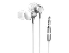 Auriculares Energy Sistem Metallized Intrauditivo Jack 3.5mm con Control Remoto - Aluminio Blanco