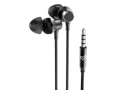 Auricular Intrauditivo Energy Sistem Metallized Jack 3.5mm Control Remoto Aluminio Negro con Mic