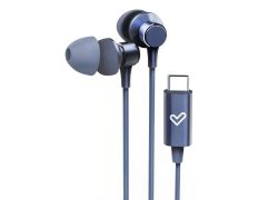 Auricular Intrauditivo Energy Sistem Metallized USB-C Aluminio Azul con Micrófono Control Remoto