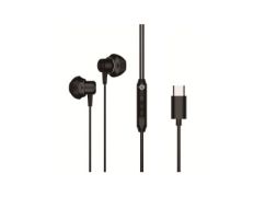 AURICULARES USB-C CONCEPTRONIC BRENDAN04B INTRAUDITIVO CON MICROFONO Y CONTROLES, COLOR NEGRO