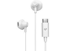 Auricular Intrauditivo USB-C Energy Sistem EasyPods Tipo C Blanco - Control de Reproducción y Micrófono