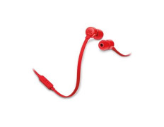 AURICULARES JBL TUNE T160 RED CON MICRÓFONO Y SONIDO PURE BASS
