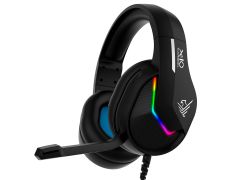 Auriculares Gaming RGB Phoenix X-IO Negros con cable jack y adaptador