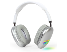 Auriculares Inalámbricos Gembird BHP-LED-02-W con Micrófono y Efectos de Luz LED