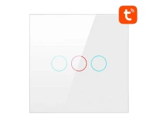 Interruptor Táctil Inteligente Avatto LZTS02-EU-W3 ZigBee 3 Botones Blanco