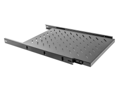 ESTANTERÍA DESLIZANTE DE 19" 1U/465X750MM CAPACIDAD DE CARGA MÁXIMA HASTA 60KG NEGRO