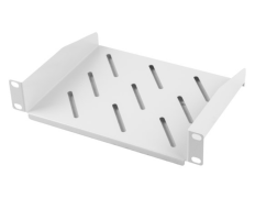 ESTANTERÍA FIJA DE 10" 1U/254X180MM CAPACIDAD DE CARGA MÁXIMA HASTA 20KG GRIS