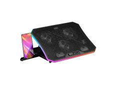 Base de Refrigeración Mars Gaming MNBC6 con Soporte Adicional para Portátiles, Móviles y Tablets