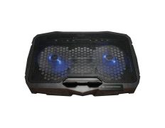 Base refrigeración portátiles Conceptronic - 2 ventiladores 125mm hasta 17"