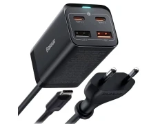 Baseus GaN3 Pro Cargador Rápido 65W 2xUSB-A 2xUSB-C - Cargador