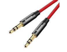 Adaptador Cable Mini Jack 3.5mm Macho a Mini Jack 3.5mm Macho Baseus Yiven 1.5M Negro