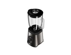 BATIDORA DE VASO AIWA SABERU 1500W - Negro, 2 Velocidades, 6 Cuchillas, Vaso Cristal 1,5L