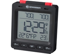 Bresser Reloj Despertador Meteorológico Mytime EAS Negro