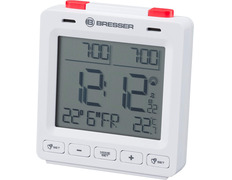 Bresser Reloj Despertador Meteorológico Mytime EAS Blanco