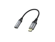 Cable Adaptador DisplayPort 1.4 a HDMI Hembra 8K 0,15cm Equip