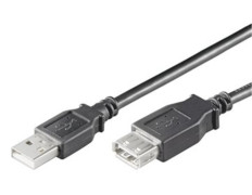 CABLE DE EXTENSION USB 2.0 A DE 1,8 METROS