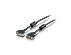 Cable Alargador DVI Equip Dual Link Macho-Hembra 1.8m con Ferrita
