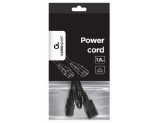 Cable Alimentación Extensión C13 a C14 Macho - Hembra Gembird 1,8m
