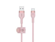 Cable USB-C a Lightning Belkin 1M Trenzado de Silicona Rosa
