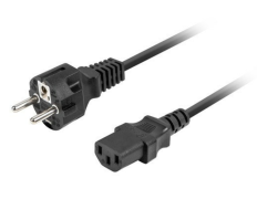 Cable Alimentación SCHUKO CEE 7/7 A IEC320 C13 LANBERG