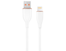 CABLE DE CARGA Y DATOS GEMBIRD DE SILICONA PREMIUM DE 8 CLAVIJAS 1,5 M BLANCO