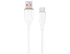 CABLE DE CARGA Y DATOS GEMBIRD USB TIPO C DE SILICONA PREMIUM 1,5 MBLANCO