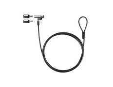 Cable de Seguridad TooQ TQCLKC0045-G para Portátiles/Monitores/Televisores - Sistema Nano con Llave