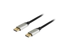 Cable DisplayPort a DisplayPort Premium 1.4 8K/60Hz 5M Malla Algodón Trenzado y Conector Aluminio Equip