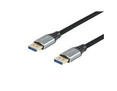 CABLE DISPLAYPORT A DISPLAYPORT PREMIUM 2,1 EQUIP 3M 16K 60Hz 54Gps ALUMINIO