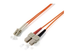Cable de Fibra Óptica Multimodo LC/SC 62,5/125 LSOH 1M - Naranja
