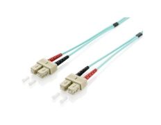 Cable de Fibra Óptica OM3 Duplex 10M SC/SC Libre de Halógenos