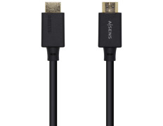 AISENS Cable HDMI V2.1 Ultra Alta Velocidad 8k@60Hz 48Gbps, Negro 0.5m - HEC A/M-A/M