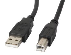 CABLE LANBERG IMPRESORA USB MACHO A USB MACHO NEGRO 3 M