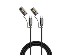 Cable USB-C 240W 3 en 1 Carga Rápida Ultra-Resistente