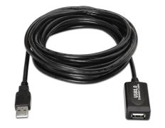 Cable Extensión USB 5M Tipo A/M-A/H 2.0 Negro - Nanocable