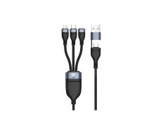 CABLE USB-C 2M 3IN1 CONCEPTRONIC PD 3.0 100W 20V 5A 480MBPS E-MARK