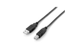 Cable USB-A 2.0 a USB-B Negro - EQUIP Modelo 128864 2M