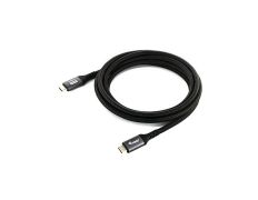Cable USB-A a USB-C 2M EQUIP Transferencia 20G 100W 4K Color Negro