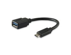 CABLE USB-C MACHO a USB-A HEMBRA - Marca EQUIP