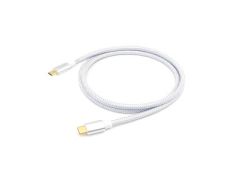 Cable USB-C a USB-C Equip 128358 2M Transferencia 10G 5A (100W) Blanco