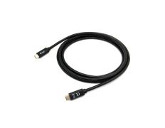 Cable USB-C a USB-C Equip 2m Transferencia 5G 3A Negro